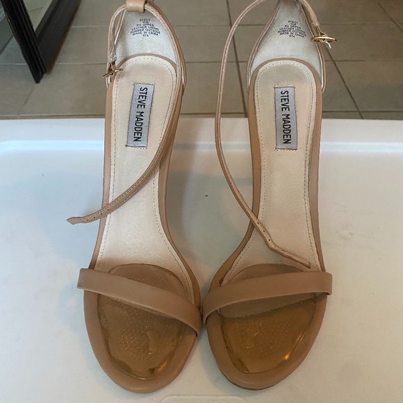 Steve Madden Nude Strap Heel - Picture 1 of 3